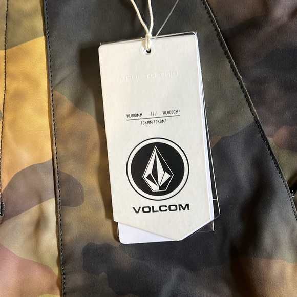 VOLCOM Youth Barkley Insulated Snow Bib Overall Pant Size Large NWT - Picture 9 of 16